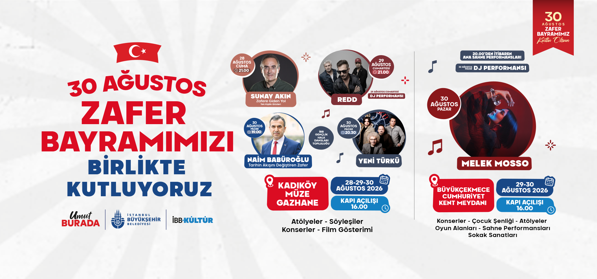 30 AĞUSTOS ZAFER BAYRAMIMIZI BİRLİKTE KUTLUYORUZ