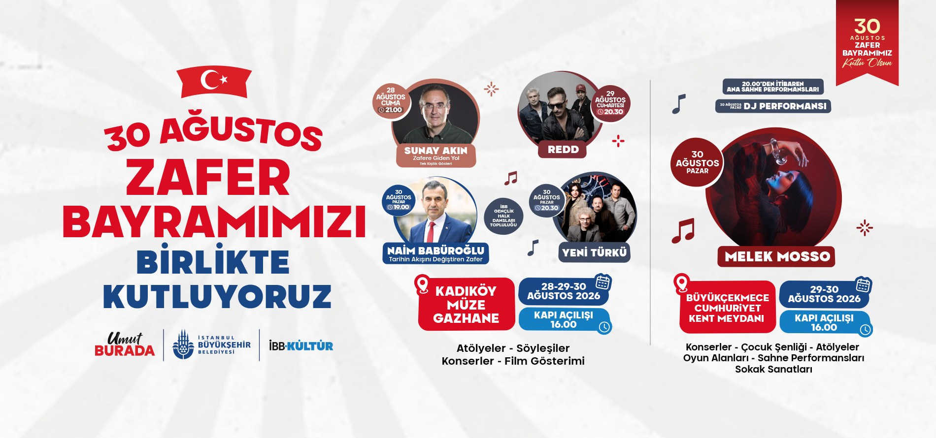 30 AĞUSTOS ZAFER BAYRAMIMIZI BİRLİKTE KUTLUYORUZ